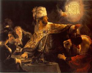 Rembrandt, 'Belshazzar's Feast'